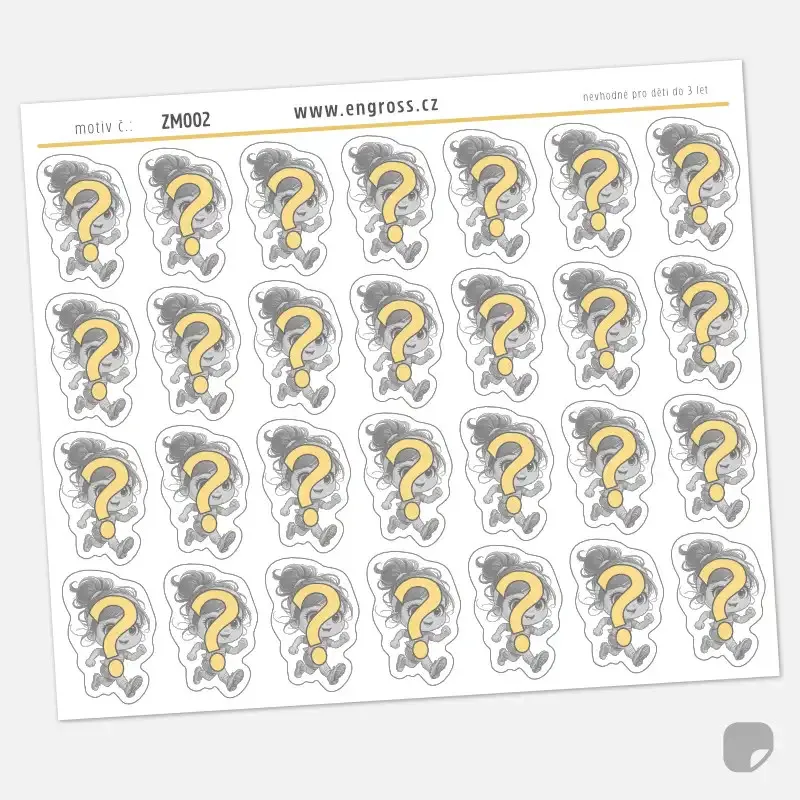Obrázkové samolepky vyrobíme přesně podle zadání.