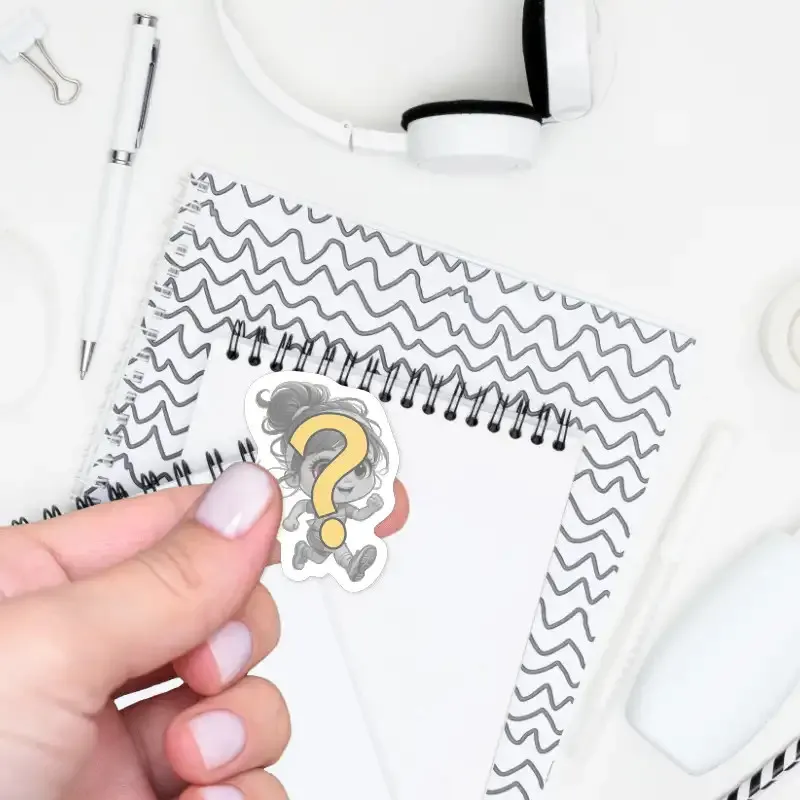 Ilustrovaná samolepka do diáře na přání zákazníka.