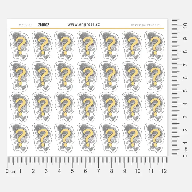 Samolepky do diáře, které vyrobíme na objednávku podle přání.