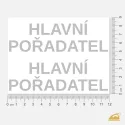 Reflexní nažehlovačka HLAVNÍ POŘADATEL – snadné nažehlení žehličkou.