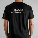 Reflexní nažehlovací nápis HLAVNÍ POŘADATEL na záda – velký potisk.