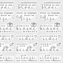 Samolepky do diáře: České texty – pro diář a deník v českém jazyce.