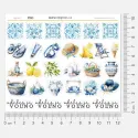 Mini samolepky do diáře Řecké ornamenty – nálepky navrhujeme a vyrábíme v ČR.