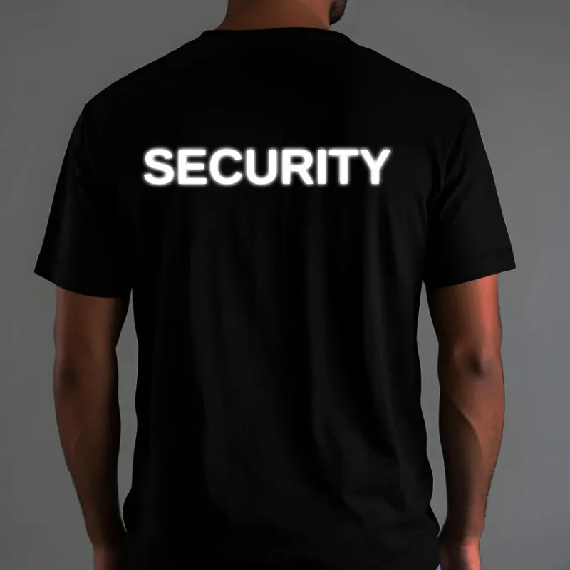 Reflexní potisk pro nažehlení na oděvy SECURITY.