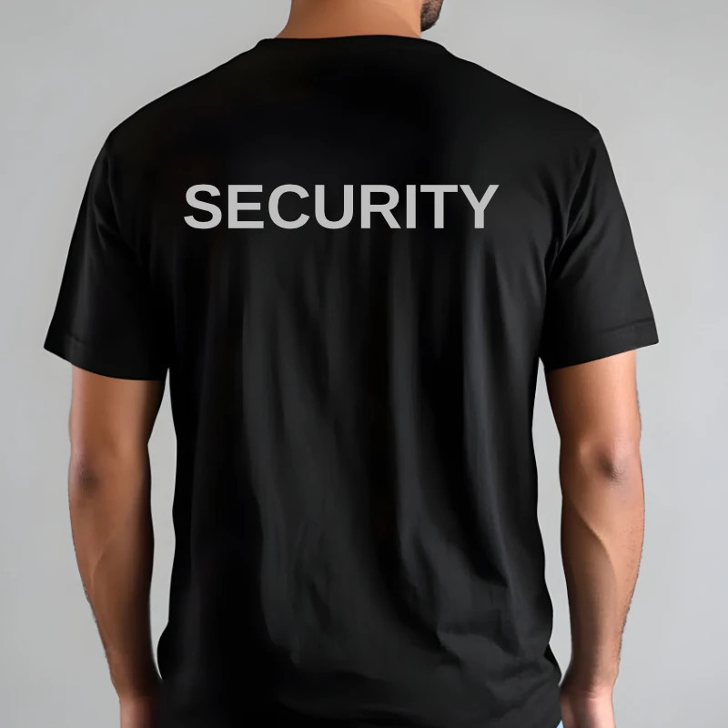 Reflexní potisk na pracovní oděvy SECURITY.