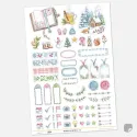 Zimní samolepky do diáře a Bullet Journalu – Journal kit.