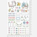Zimní samolepky do diáře a Bullet Journalu – samolepky navrhujeme a vyrábíme v ČR.