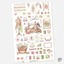 Samolepky do diáře Šicí dílna – Pastelový kreativní kit.