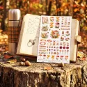 Podzimní samolepky do diáře Houby – nálepky pro diář, deník, bullet journal i scrapbooking.
