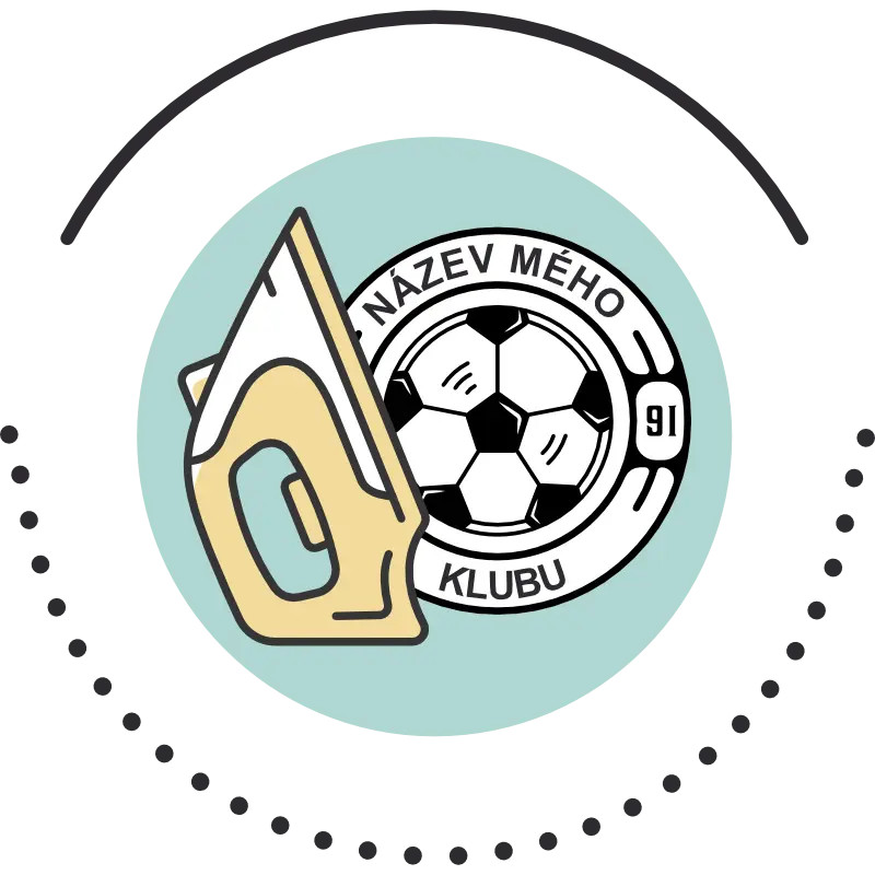 Logo klubu, text