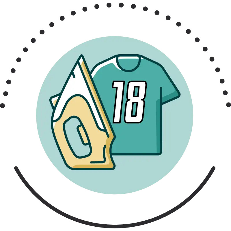 Čísla na záda dresu - dětská