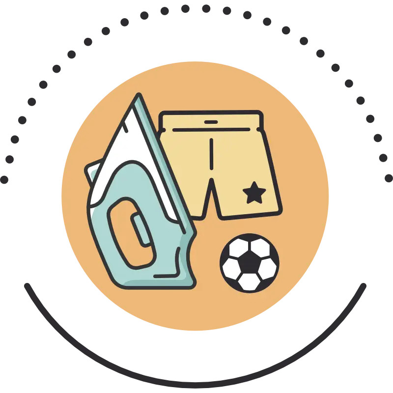 Nažehlovací číslice na trenýrky